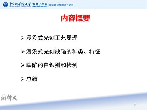 超大规模集成电路先进光刻理论与应用 浸没式光刻工艺缺陷 种类 特征及自识别方法 集成电路先进光刻技术与版图设计优化...